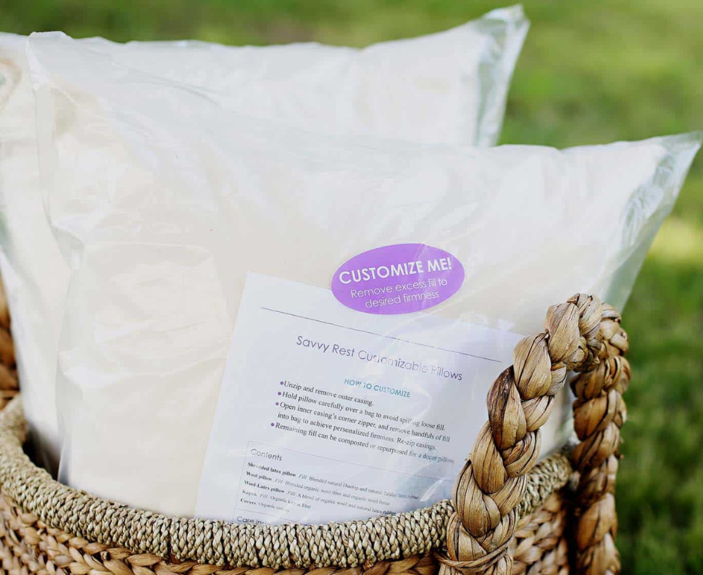Savvy Rest Shredded Latex Pillow